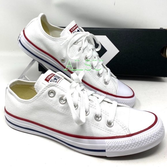 Converse All Star Classic Low Canvas White Men’s Size Sneakers M7652C - Picture 8 of 9